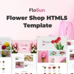 FloSun - Flower Shop HTML5 Template This multipurpose flower store template is totally beautiful, modern, and responsive.