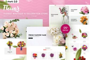 Flowar - Florist Boutique & Decoration Store Florist Boutique & Decoration Store Shopify 2.0 Theme