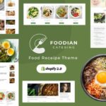 Foodian - Food Blog Shopify Store Organic Farm Fresh Online Sea Food Ordening, Meat Shopping eCommerce & Food Delivery Business Theme