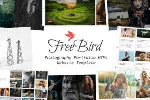 FreeBird - Photography Portfolio Website Template Photography Portfolio Website Template that comes with rich features and well-commented code.