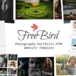 FreeBird - Photography Portfolio Website Template Photography Portfolio Website Template that comes with rich features and well-commented code.