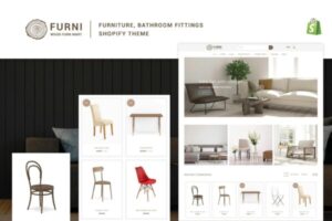 Furni - Furniture, Bathroom Fittings Shopify Theme Modern Furniture, Bathroom Fittings, Home Automation, CCTV, Appliances, Kitchen Equipment Shop Theme