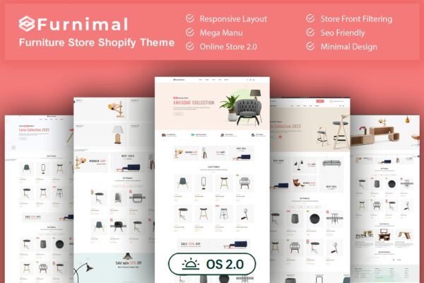 Furnimal - Furniture eCommerce Shopify Theme 2.0 Top Responsive Online Stores for Furniture, home decor and Various Product Categories OS 2.0