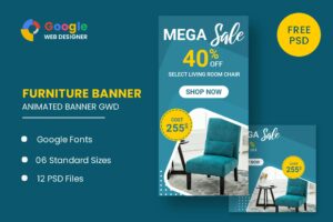 Furniture Sale Google Adwords HTML5 Banner Ads GWD Furniture Sale Google Adwords HTML5 Banner Ads GWD