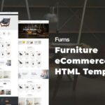 Furns - Furniture eCommerce HTML Template It is an outstanding HTML based web template with a sleek and minimal design.