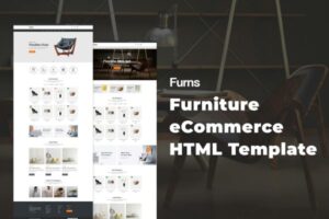 Furns - Furniture eCommerce HTML Template It is an outstanding HTML based web template with a sleek and minimal design.