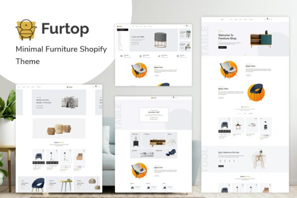 Furtop – Minimal Furniture Shopify Theme Minimal Furniture Shopify Theme and give your customers a unique, pleasant and authentic shopping