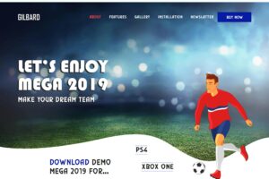 Gaming Website Template - Gilbard Gilbard Gaming Bootstrap 5 Template is an elite class modern template