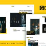 Gerry Blog and Magazine HTML Template
