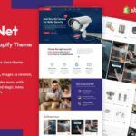 Gnet - CCTV, Home Automation Store Shopify Theme CCTV Technology Ecommerce shop, 2.0, Dropshipping, Electronics, Multipurpose, Home and Commercial