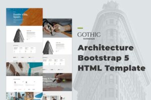 Gothic - Architecture Bootstrap5 HTML Template You will get a great outcome by deploying this template to build your site.