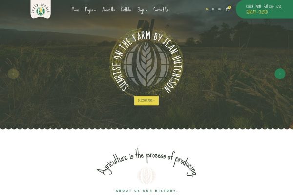 Grain Grower - Agriculture Farm HTML Template agriculture, agriculture farmer, dairy, dairy farm, eco, eco farm, farm, farmers, farming, health,