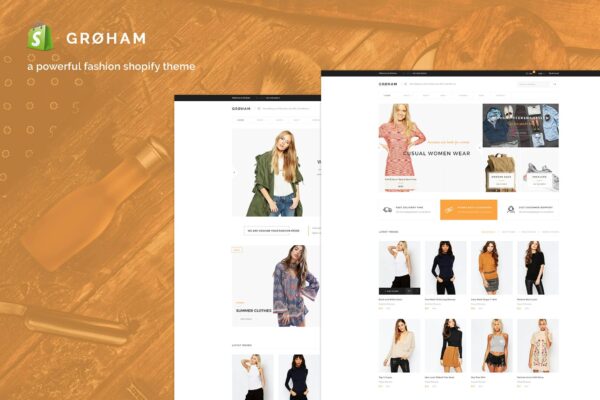 Groham - Fashion eCommerce Shopify Theme a powerful fashion shopify theme
