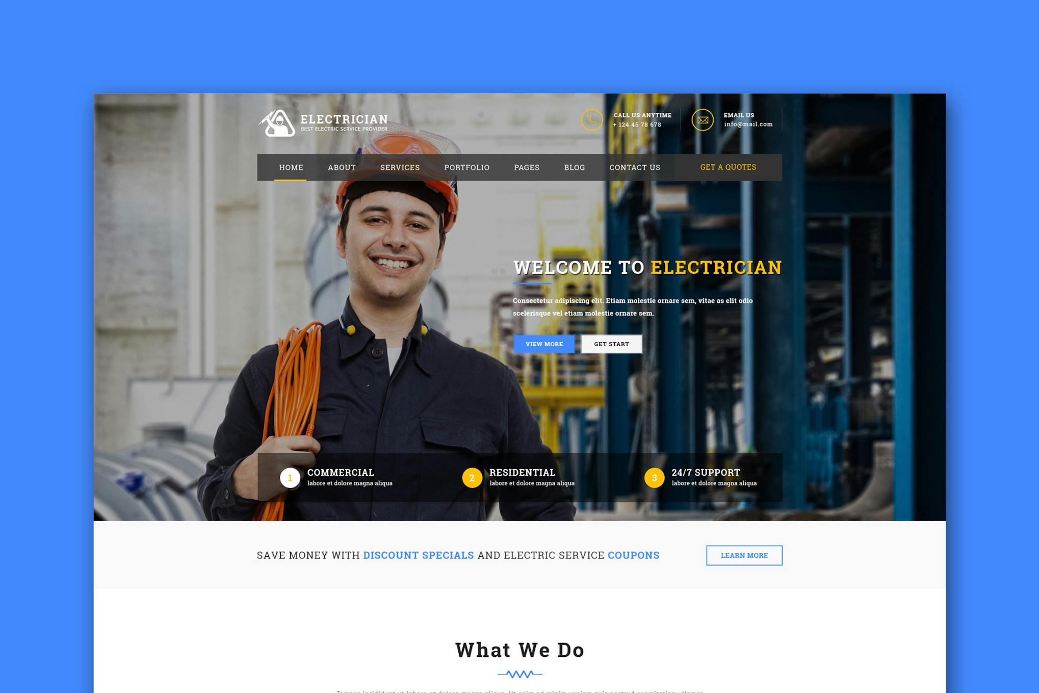 Handyman - Responsive HTML Template | Business handyman
