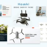 Hawki - Drone Single Product eCommerce Shopify Clean, Fully Customizable Simple One Product Shopify Theme. Sell Techno Solutions & Services Online.