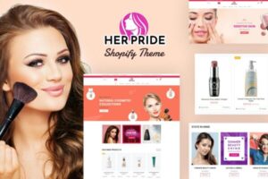 HerPride - Shopify Beauty Center, Cosmetic Shop Skincare Cosmetic eCommerce Store, Bridal Makeup, Beauty Salon Products & Cosmetic Shopify Theme