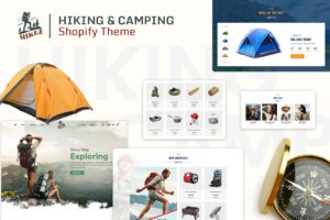 Hikez | Trekking & Hiking Shopify Theme Shopify Adventure Theme for Trekking, Hiking & Tent Travel Goods and Services Store. Responisve Shop