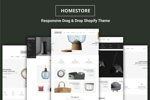 HomeStore - Furniture Sections Shopify Theme Modern, Minimal & Multipurpose Shopify Theme with Sections