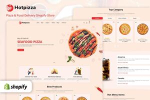 HotPizza - Pizza & Food Delivery Shopify Store Pizza & Food Delivery Store Responsive Shopify 2.0
