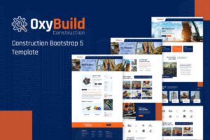 House Builder Website Template - OxyBuild The slideshow looks spectacular with gorgeous images and smooth transitions of texts