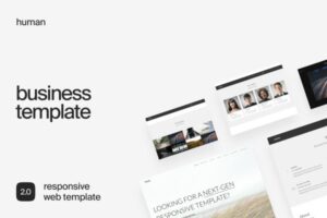 Human | Responsive HTML5 Business Template Company and Startup Website Template