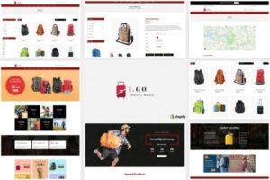 Igo | Travel Bags Shopify Theme Trvaeller Accessories, Travel Bags eCommerce Theme. Build Trendy & Modern Resoponisve Shopify Store!