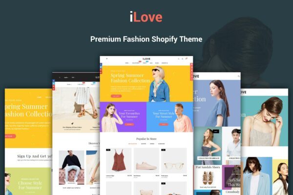iLove - Highly Creative Responsive Shopify Theme Sections Drag & Drop Page Builder Ready