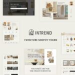 Intrend - Interior Shop, Furniture Shopify Store Luxury Interiors & Exteriors Shopping. Shopify Kitchen, Home Appliances & Decor eCommerce Template.