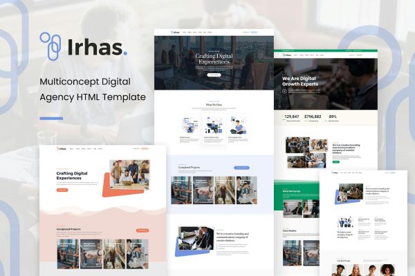 Irhas | Digital Agency HTML Template HTML Template