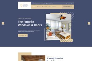 Janelas – Windows & Doors Services HTML Template aluminum, awnings, building, doors, exterior design, fiberglass, garage, glass, metal, plastic, sid