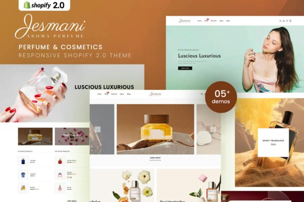 Jesmani - Perfume & Cosmetics Shopify 2.0 Theme Perfume & Cosmetics Shopify 2.0 Theme