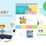 Jobby - Day Care and Kindergarten HTML5 Template Day Care and Kindergarten free ecommerce portfolio landing page blog dashboard bootstrap animated