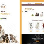 Kate - Dog & Pets Food Store Shopify Theme Dog, Kittens and Pet Store Shopify Theme. Birds, Aquarium Products, Food and Toys and Accessories!