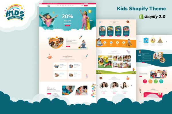 Kidscool - Kids Fashion, Toys Store Shopify Theme Learning, Education, kids shopify store, Technology, 2.0, multipurpose, responsive, school bookshop