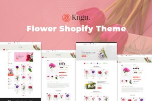 Kngu - Flower Shopify Theme Using this new theme you may easily built a new site without any programming skills.