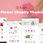 Kngu - Flower Shopify Theme Using this new theme you may easily built a new site without any programming skills.
