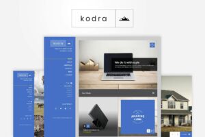 Kodra Full Screen Portfolio HTML Template