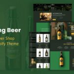 Kong - Alcohol, Beer & Liquor Store Shopify Theme Single Product Dark Responsive eCommerce Template best for Liquor Shops, Online Beer & Wine Stores.