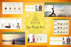 Kriya - Yoga Shopify Store, Pilates Shop Theme Yoga, Pilates & Weight loss Stores. Coach Materials. Meditation, Responsive Health & Wellness Store.