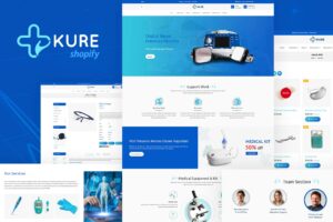 Kure | Medical Store Shopify Theme Pharmacy, Healthcare Clinic Medical Shopping eCommerce, Medicine & Drug Store Responsive Shop Theme