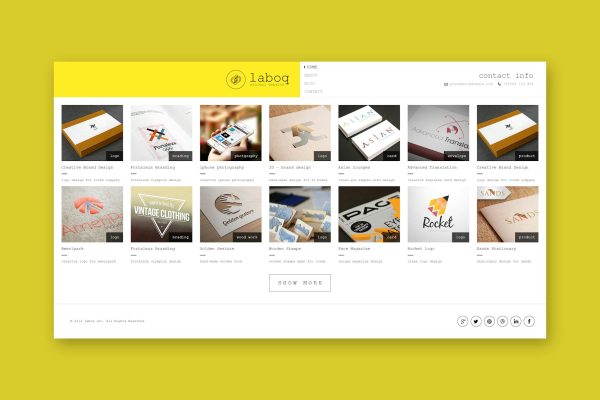 Laboq - The Ultimate HTML5 Minimal Template Minimal
