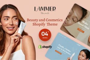 Lammer - Beauty and Cosmetics Shopify Theme Drag & Drop Shopify Theme Sections, Product Upsell and Cross selling