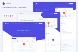 Lavinya - Software and App Template agency, app, business, computer, corporate, hosting, landing, mobile, network, portfolio, saas, html