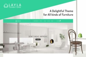 Layla - Furniture Shopify Theme Luxury Furniture, Home Appliances, Exteriors eCommerce Shop. Sectioned, Responsive Shopify Theme!