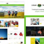 Logan - Trekking & Camping Store Shopify Theme Adventure, Camping & Trekking Equipments, Appearals, Tools Theme. Shoes, Tents, Knife, Torch, Tees!