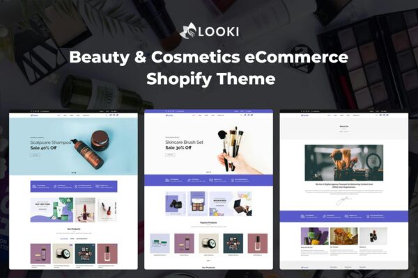 Looki - Beauty & Cosmetics eCommerce Shopify Theme Beauty & Cosmetics eCommerce Shopify Theme