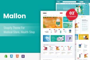 Mallon - Medical Store, Health Shop Shopify Theme Awesome Shopify theme designed for the pharmacy, medical and health online stores