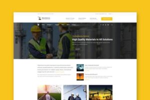 Manufactory: Multi-Industrial HTML Template Multi-Industrial HTML Template