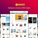 Market - Multipurpose eCommerce HTML Template Clean, modern and multipurpose HTML Template