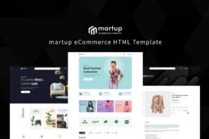 Martup - Multipurpose eCommerce HTML Template Martup Multipurpose eCommerce HTML Template comes bundled with 26+ HTML pages with 2 unique homepage